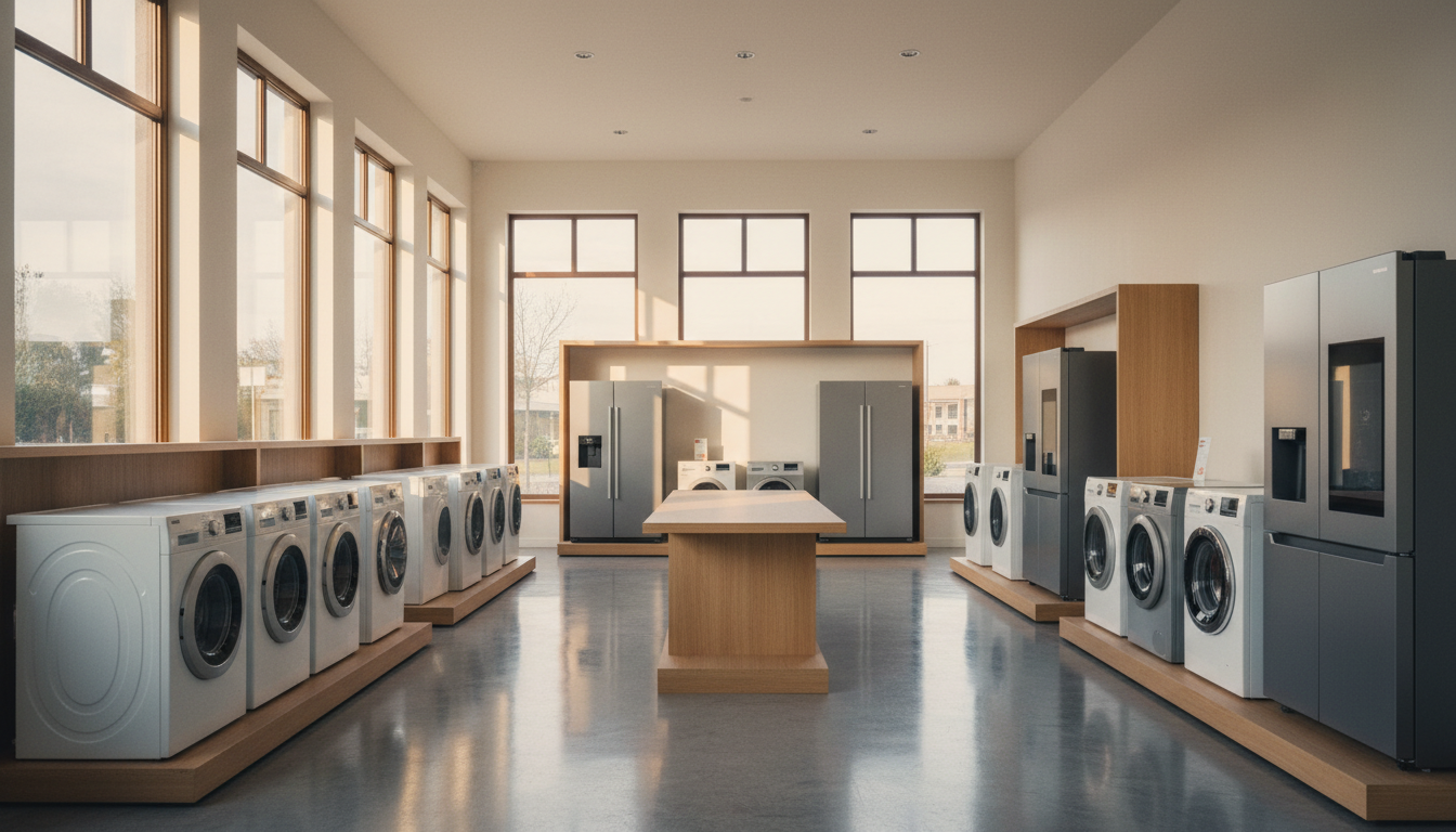 Showroom van Witgoed Koning in Utrecht